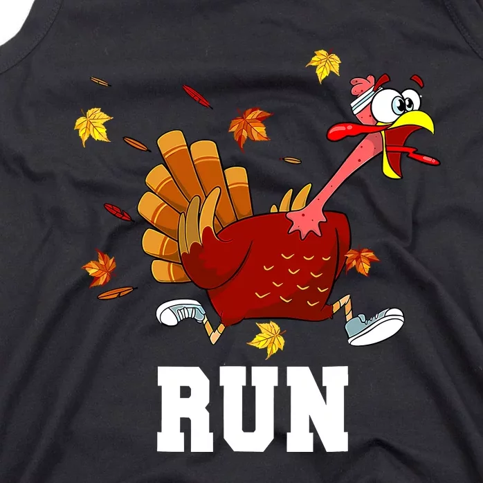 Turkey Run Costume Thanksgiving Running Turkey Trot Tank Top