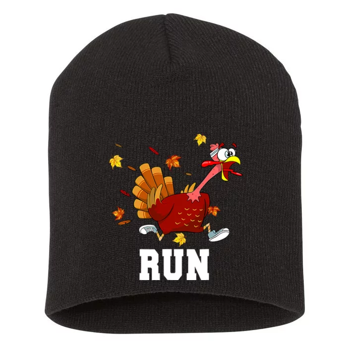 Turkey Run Costume Thanksgiving Running Turkey Trot Short Acrylic Beanie