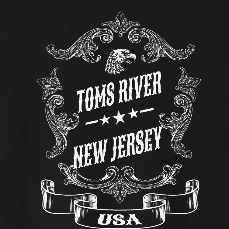 Toms River City New Jersey Women's Crop Top Tee