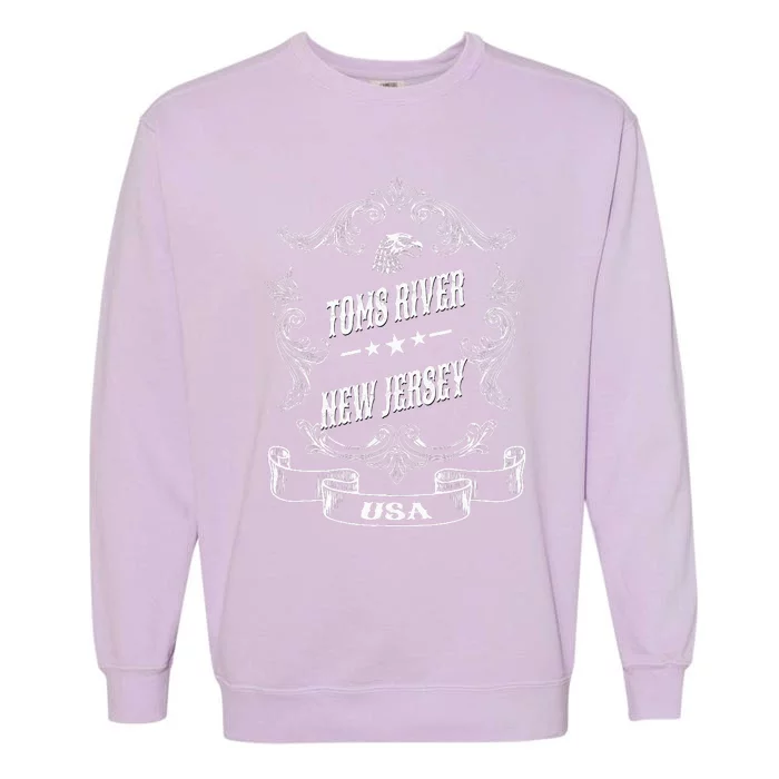 Toms River City New Jersey Garment-Dyed Sweatshirt