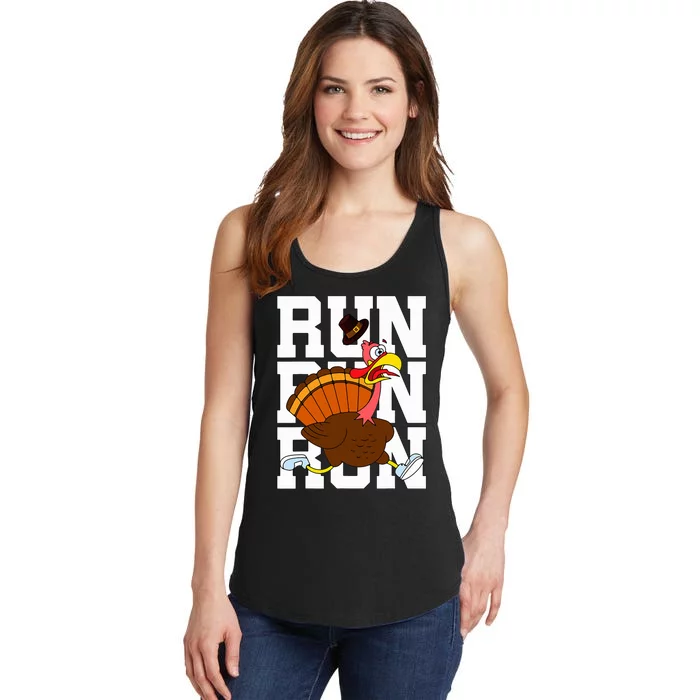 Turkey Run Costume Thanksgiving Running Turkey Trot Ladies Essential Tank