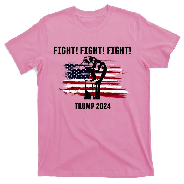 Trump Rally Campaign 2024 Fight Fight Fight T-Shirt