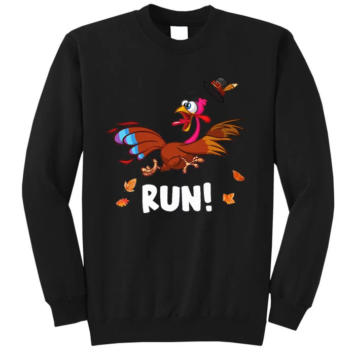 Turkey Run Costume Thanksgiving Running Turkey Trot Sweatshirt