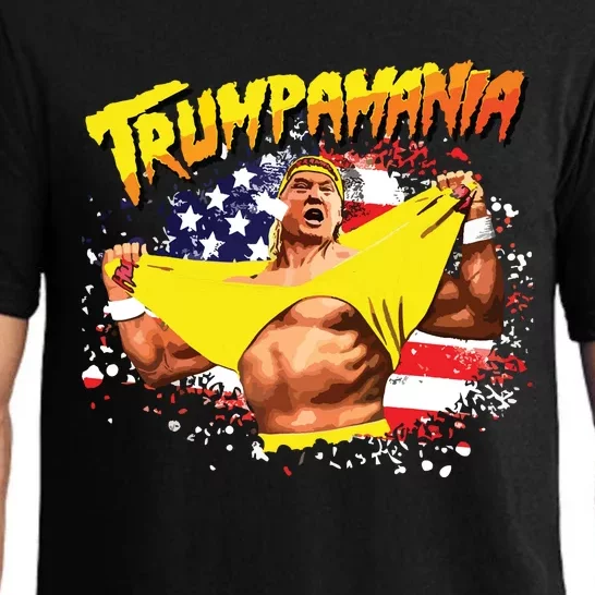 Trump Republican Convention Wrestling Meme Trumpamania Pajama Set