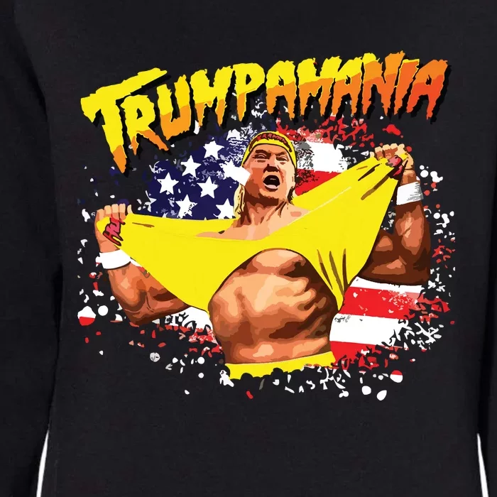 Trump Republican Convention Wrestling Meme Trumpamania Womens California Wash Sweatshirt