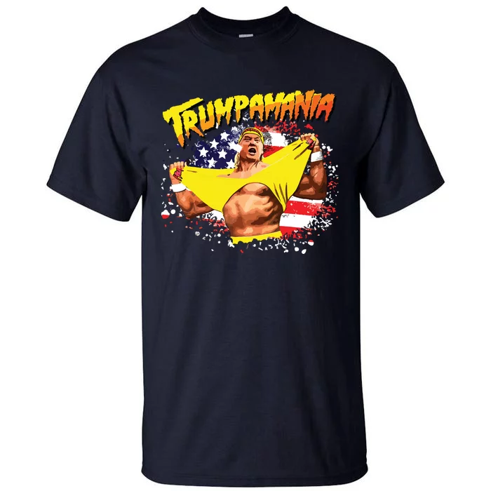 Trump Republican Convention Wrestling Meme Trumpamania Tall T-Shirt