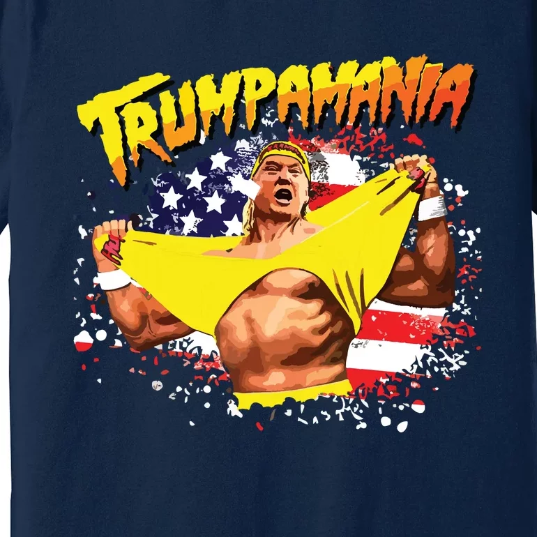 Trump Republican Convention Wrestling Meme Trumpamania Premium T-Shirt