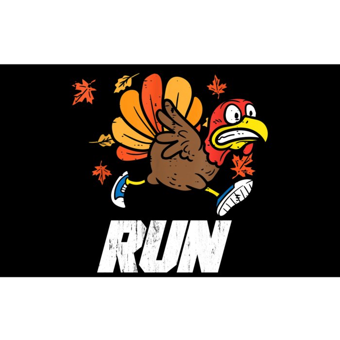 Turkey Run Costume Thanksgiving Running Turkey Trot Bumper Sticker