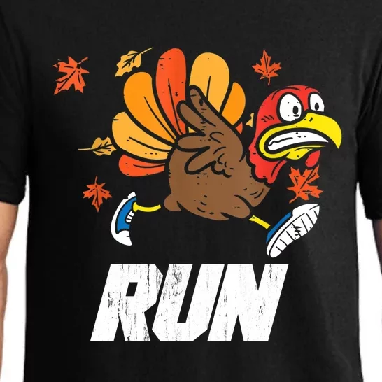 Turkey Run Costume Thanksgiving Running Turkey Trot Pajama Set