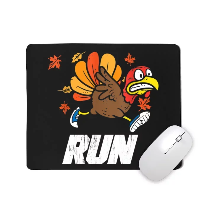 Turkey Run Costume Thanksgiving Running Turkey Trot Mousepad