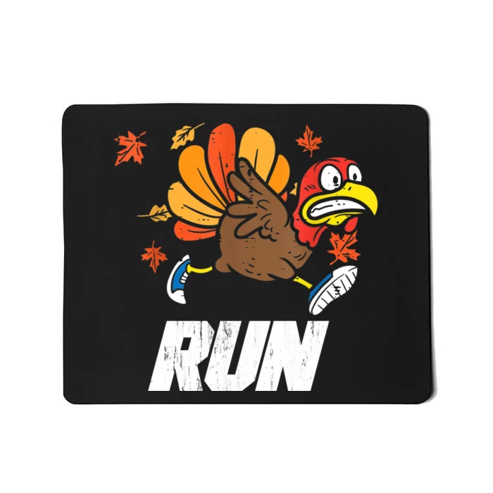 Turkey Run Costume Thanksgiving Running Turkey Trot Mousepad