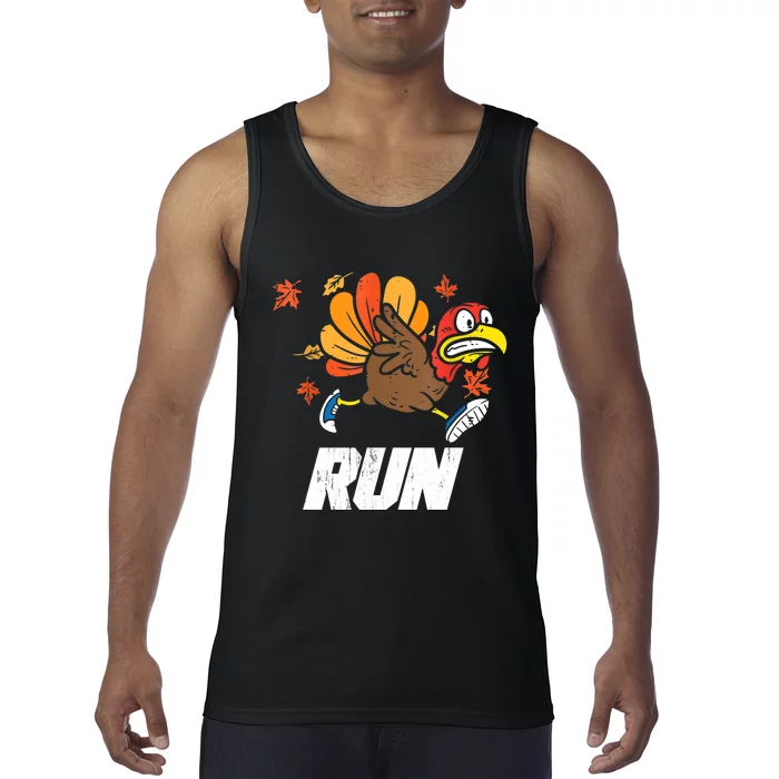 Turkey Run Costume Thanksgiving Running Turkey Trot Tank Top