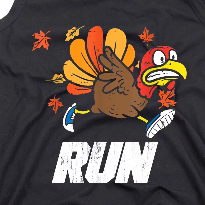 Turkey Run Costume Thanksgiving Running Turkey Trot Tank Top