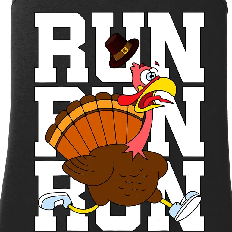 Turkey Run Costume Thanksgiving Running Turkey Trot Ladies Essential Tank