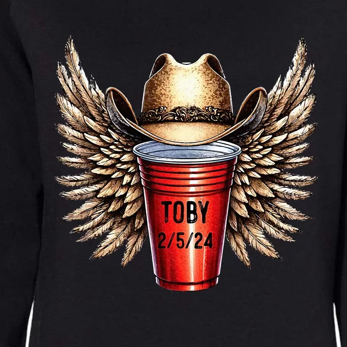 Toby Red Cup Womens California Wash Sweatshirt