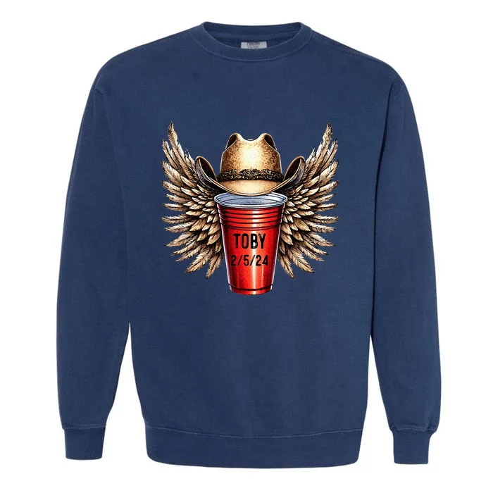 Toby Red Cup Garment-Dyed Sweatshirt