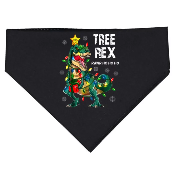 Tree Rex Christmas Tree Dinosaur Costume For Christma USA-Made Doggie Bandana