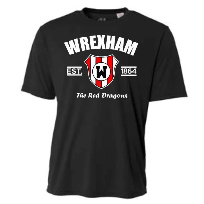 The Red Dragons Wrexham FC Football Club Wrexham Cooling Performance Crew T-Shirt