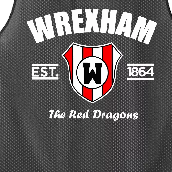 The Red Dragons Wrexham FC Football Club Wrexham Mesh Reversible Basketball Jersey Tank