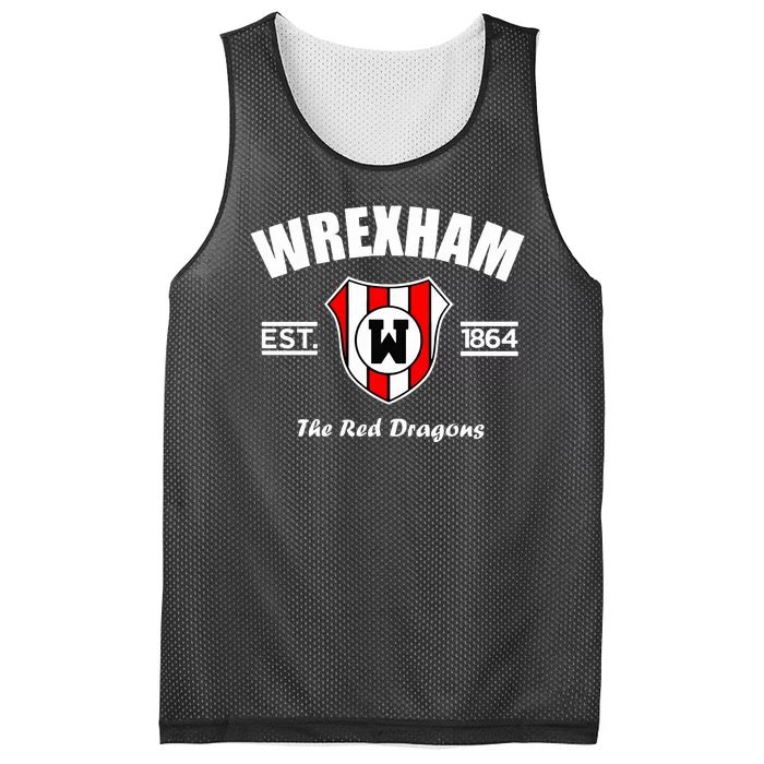 The Red Dragons Wrexham FC Football Club Wrexham Mesh Reversible Basketball Jersey Tank