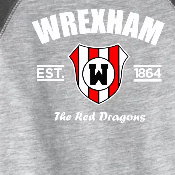 The Red Dragons Wrexham FC Football Club Wrexham Toddler Fine Jersey T-Shirt