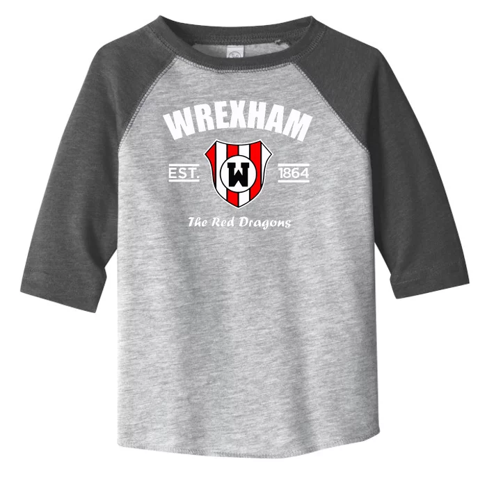 The Red Dragons Wrexham FC Football Club Wrexham Toddler Fine Jersey T-Shirt