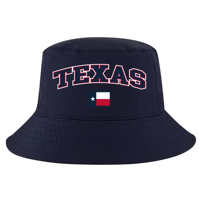 Texas Retro Design Cool Comfort Performance Bucket Hat