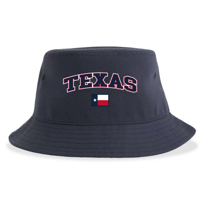 Texas Retro Design Sustainable Bucket Hat