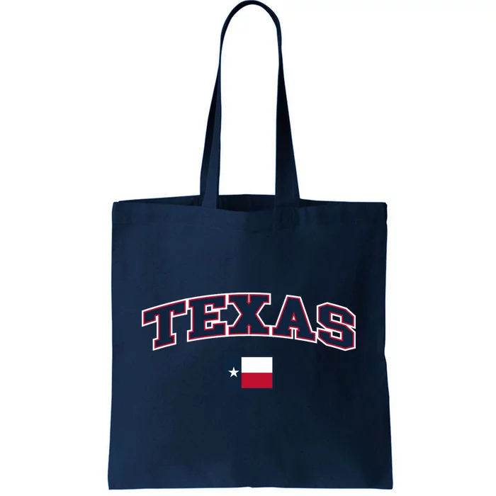 Texas Retro Design Tote Bag