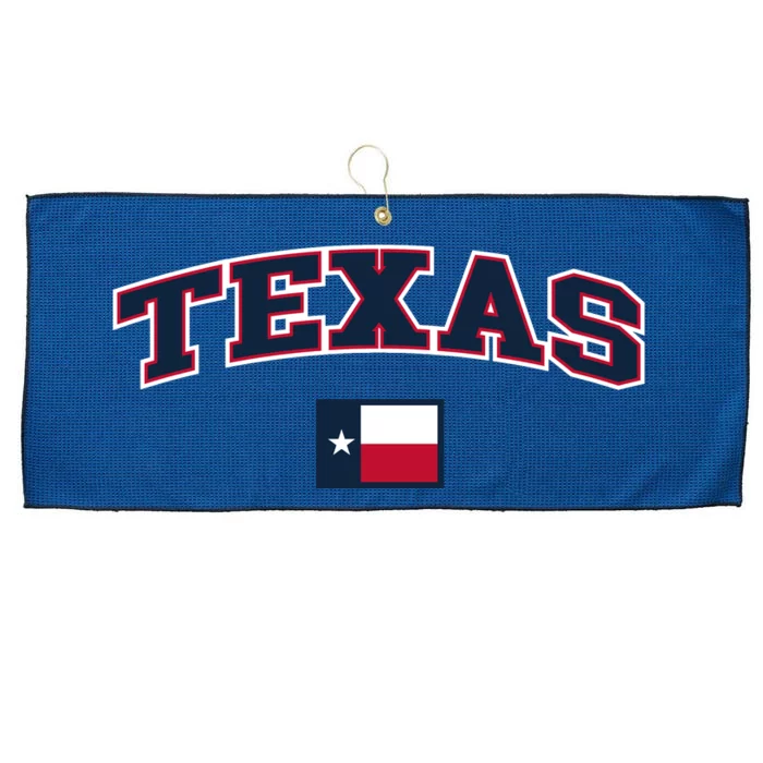 Texas Retro Design Large Microfiber Waffle Golf Towel