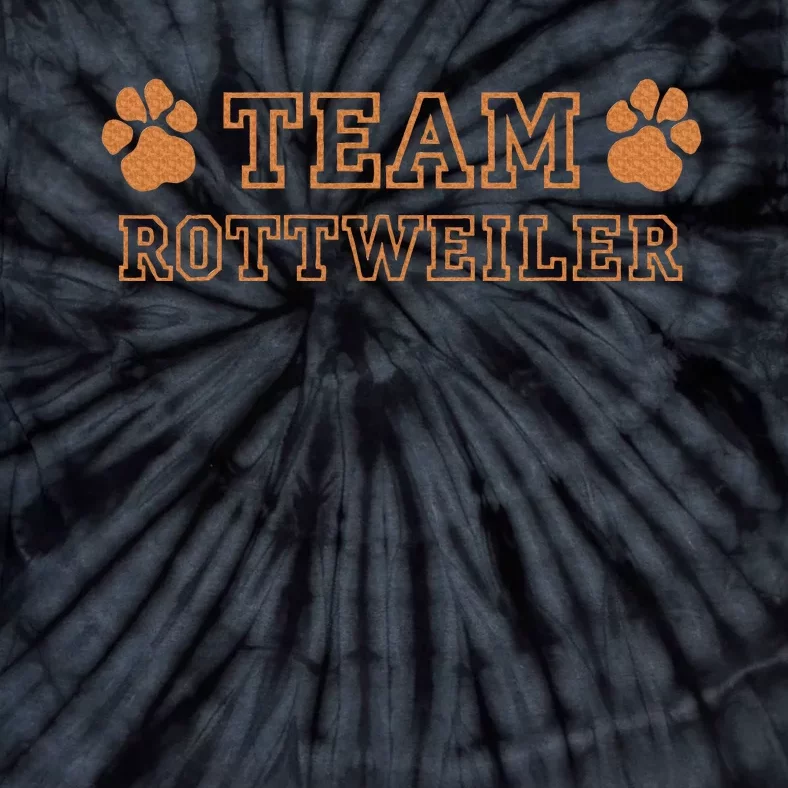 Team Rottweiler Dog Breeds Tie-Dye T-Shirt