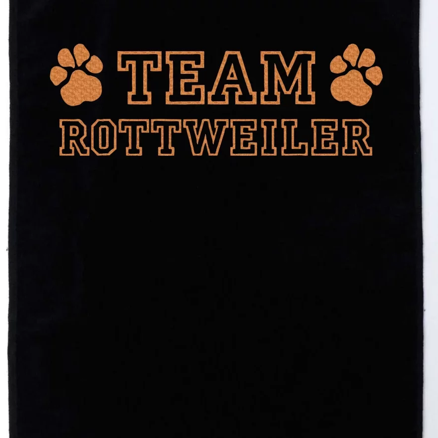 Team Rottweiler Dog Breeds Platinum Collection Golf Towel