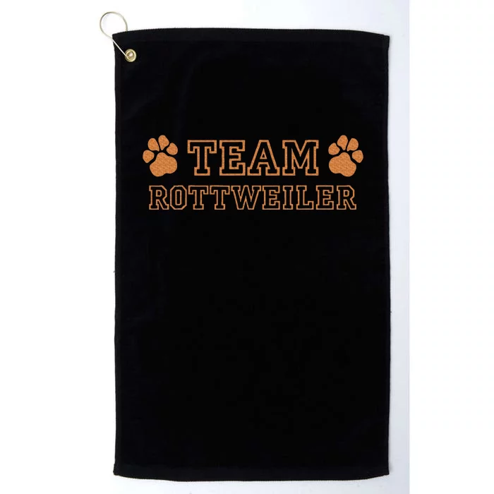 Team Rottweiler Dog Breeds Platinum Collection Golf Towel