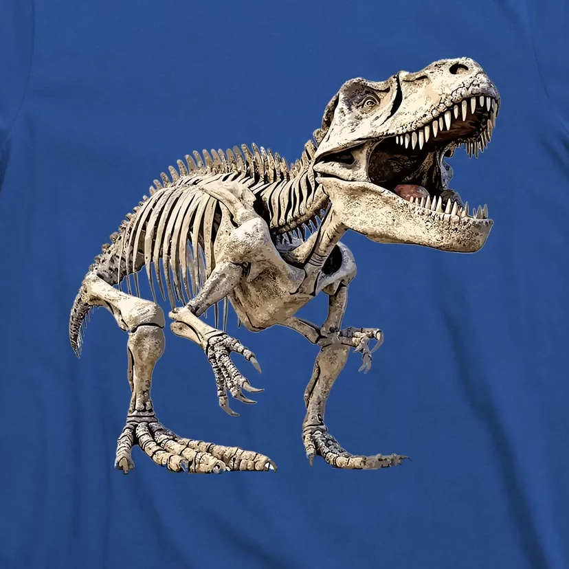 T Rex Dinosaur Prehistoric Scary Skeleton Dino Gift T-Shirt