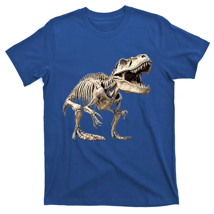 T Rex Dinosaur Prehistoric Scary Skeleton Dino Gift T-Shirt