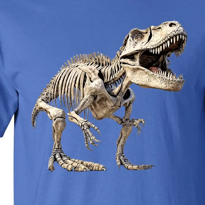 T Rex Dinosaur Prehistoric Scary Skeleton Dino Gift Tall T-Shirt