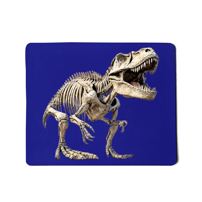 T Rex Dinosaur Prehistoric Scary Skeleton Dino Gift Mousepad