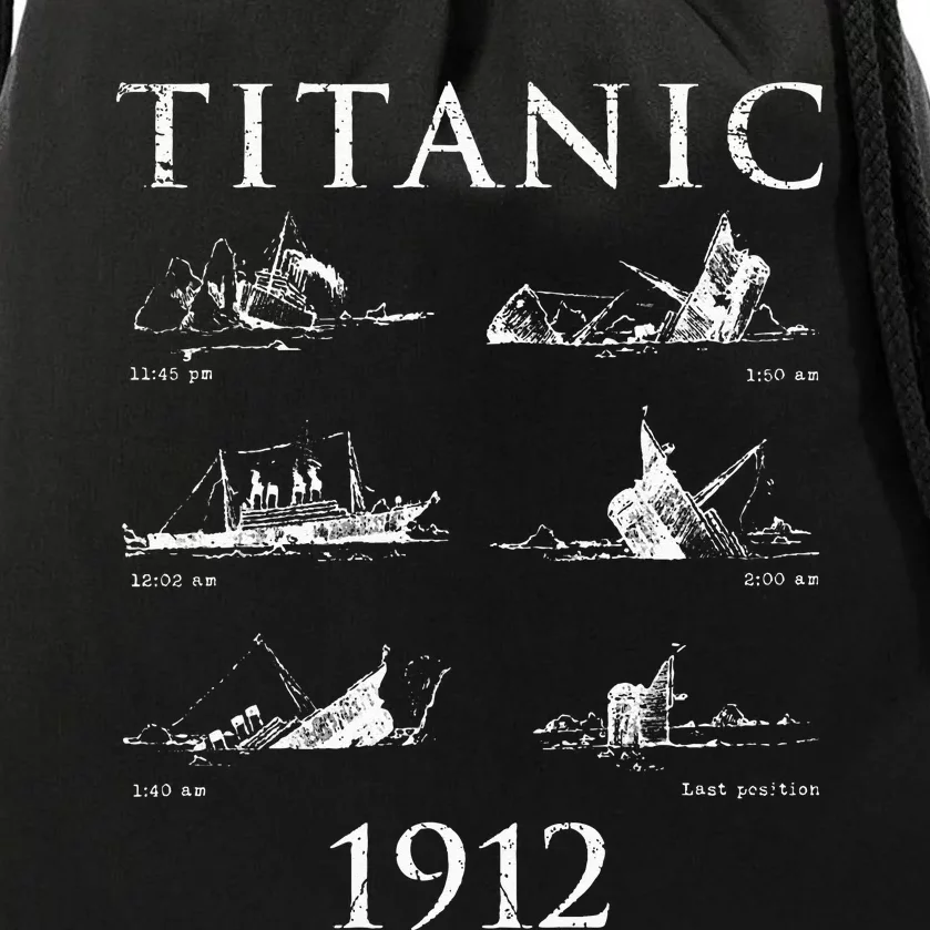 Titanic Remembrance Day Titanic Sinking Titanic Drawstring Bag