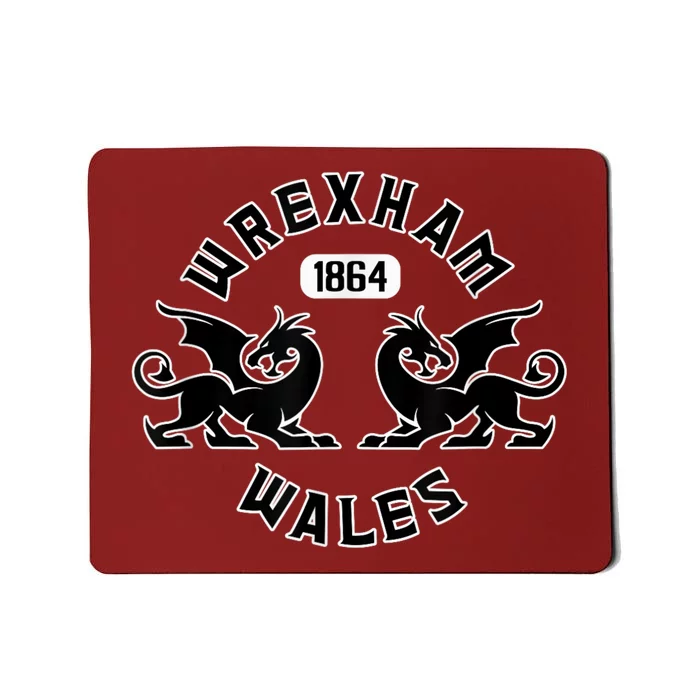 The Red Dragons Wrexham Fc Football Club Wrexham Mousepad