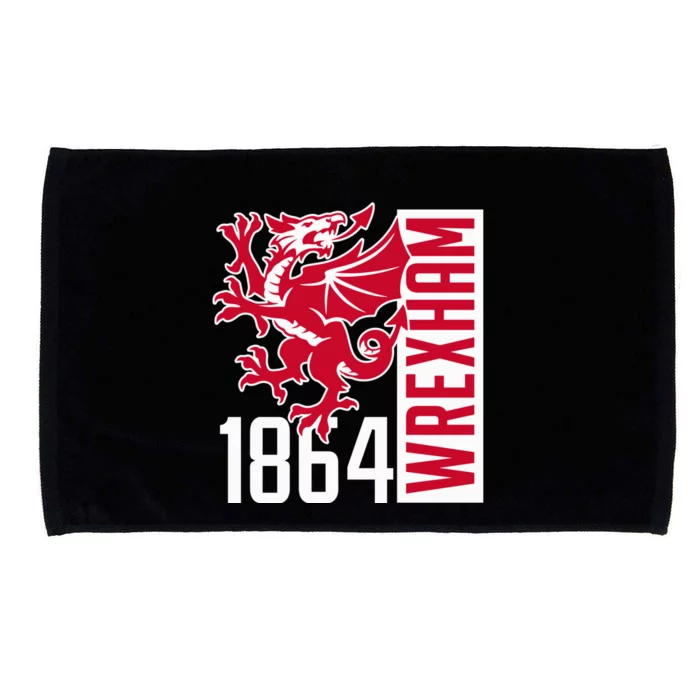 The Red Dragons Wrexham Fc Football Club Wrexham Microfiber Hand Towel