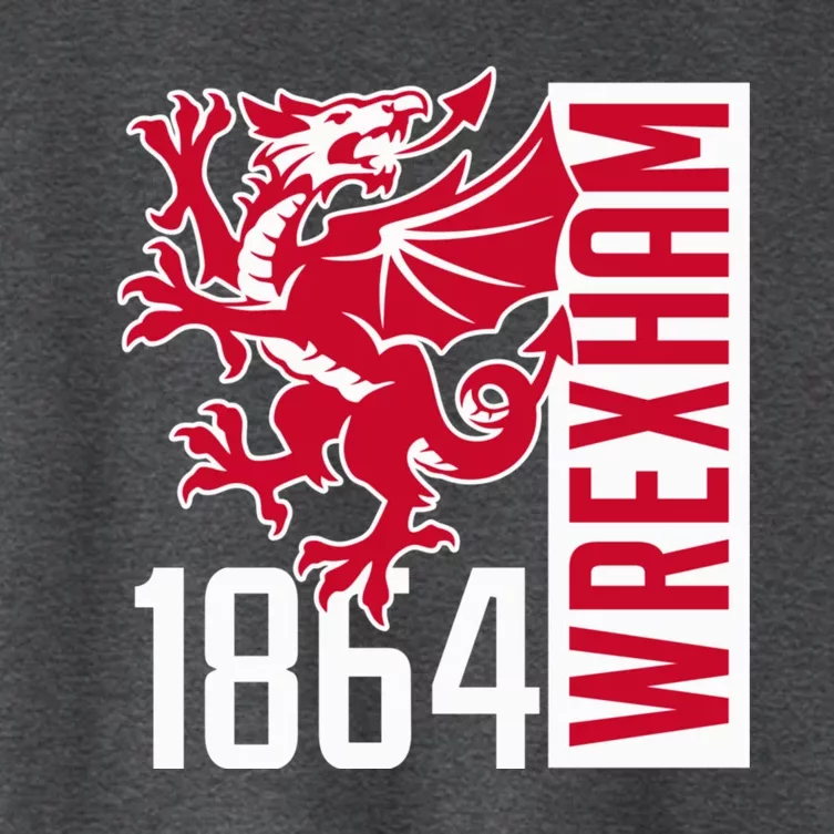 The Red Dragons Wrexham Fc Football Club Wrexham Women's Crop Top Tee