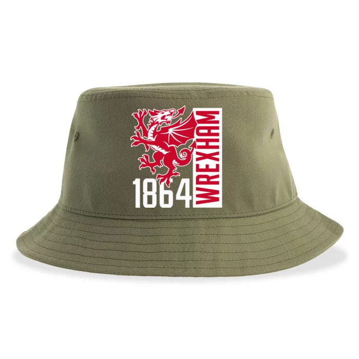 The Red Dragons Wrexham Fc Football Club Wrexham Sustainable Bucket Hat