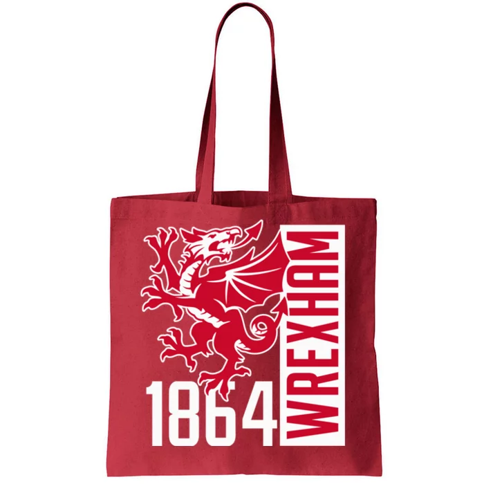 The Red Dragons Wrexham Fc Football Club Wrexham Tote Bag