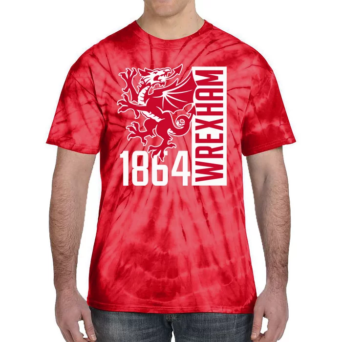 The Red Dragons Wrexham Fc Football Club Wrexham Tie-Dye T-Shirt