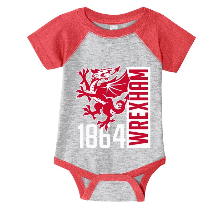 The Red Dragons Wrexham Fc Football Club Wrexham Infant Baby Jersey Bodysuit