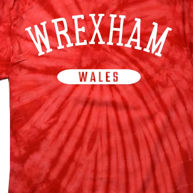 The Red Dragons Wrexham Fc Football Club Wrexham Tie-Dye T-Shirt