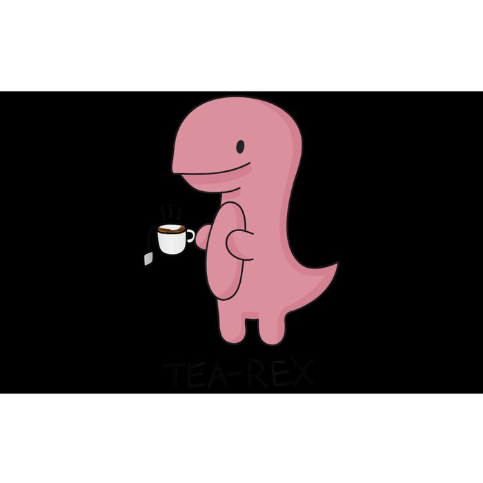 Tea rex Dinosaur Cartoon Lover Funny Cute Dino Bumper Sticker