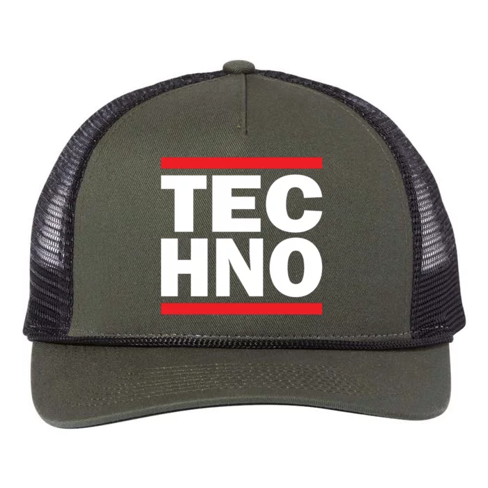 Techno Rave DJ Raver Outfit Festival Rave Wear Retro Rope Trucker Hat Cap