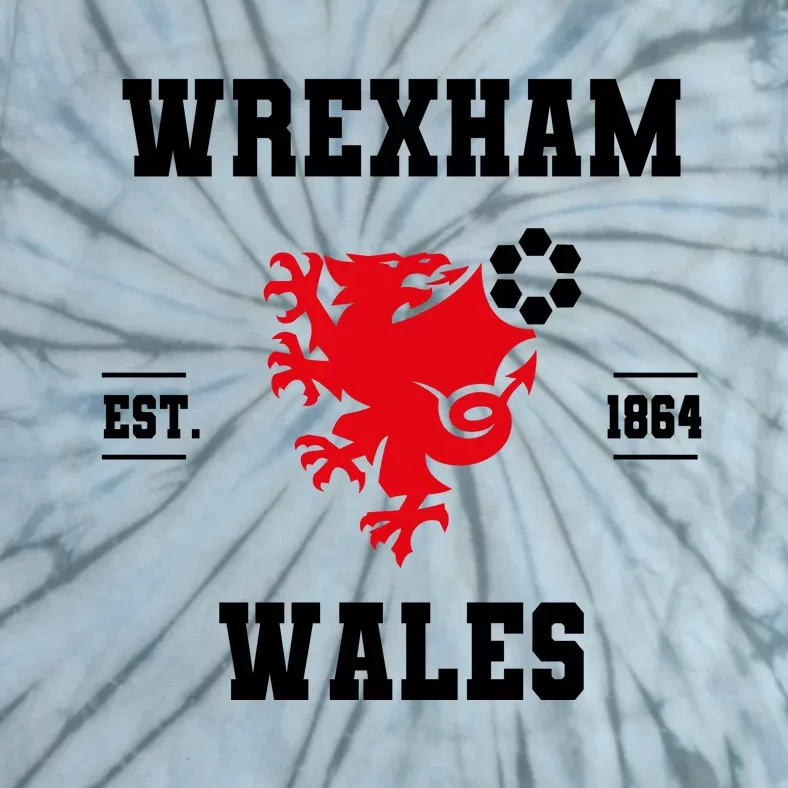 The Red Dragons Wrexham Fc Football Club Wrexham Tie-Dye T-Shirt