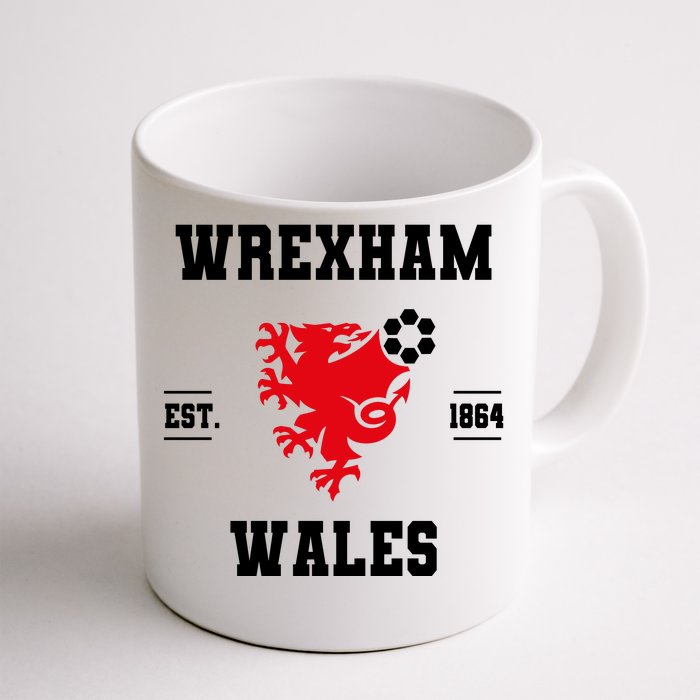 The Red Dragons Wrexham Fc Football Club Wrexham Front & Back Coffee Mug